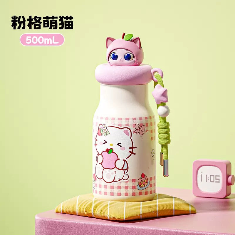 Kawaii Apple Paws Tumbler