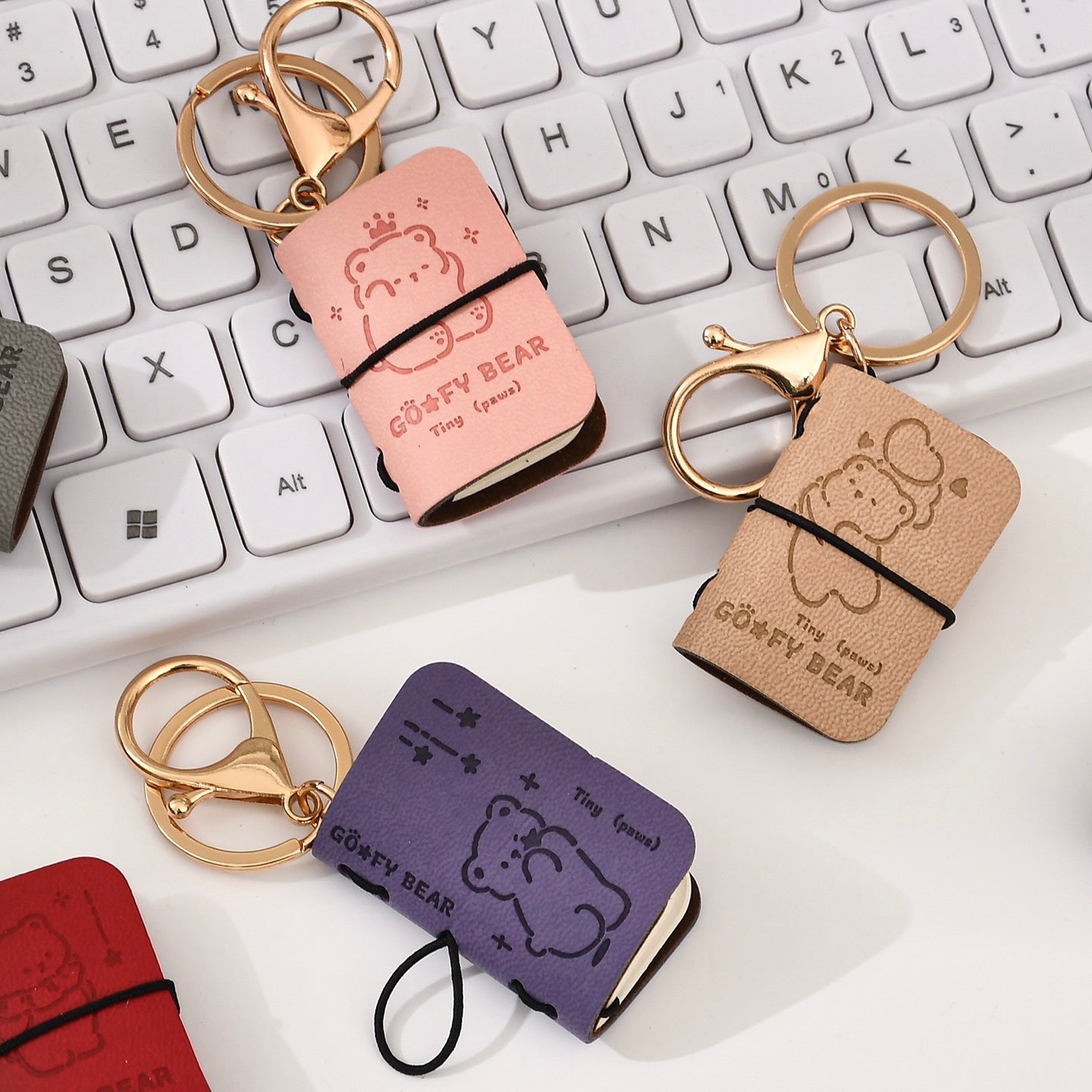 Tiny Bear Keychain Diary