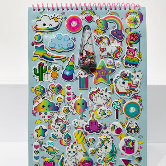 Unicorn Coloring Kit With Stickers