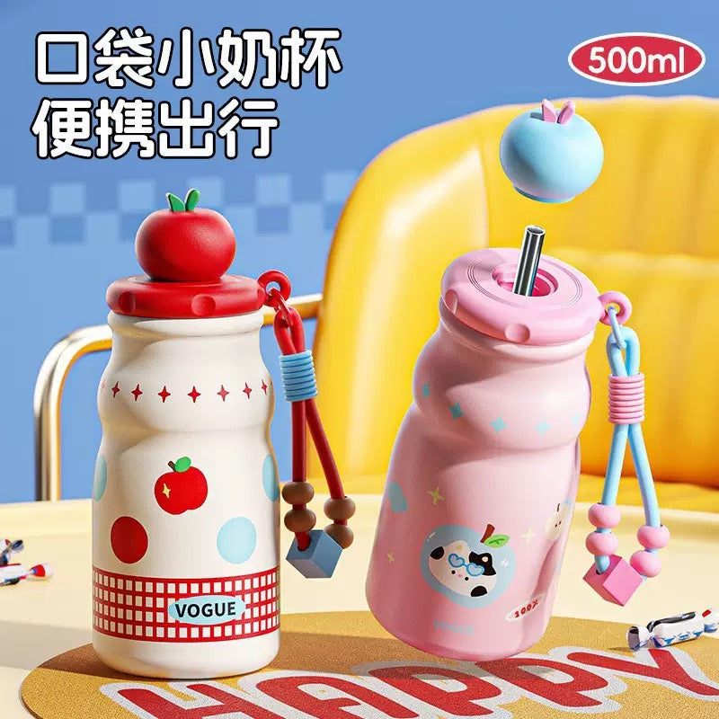Kawaii Fruit Charm Tumbler