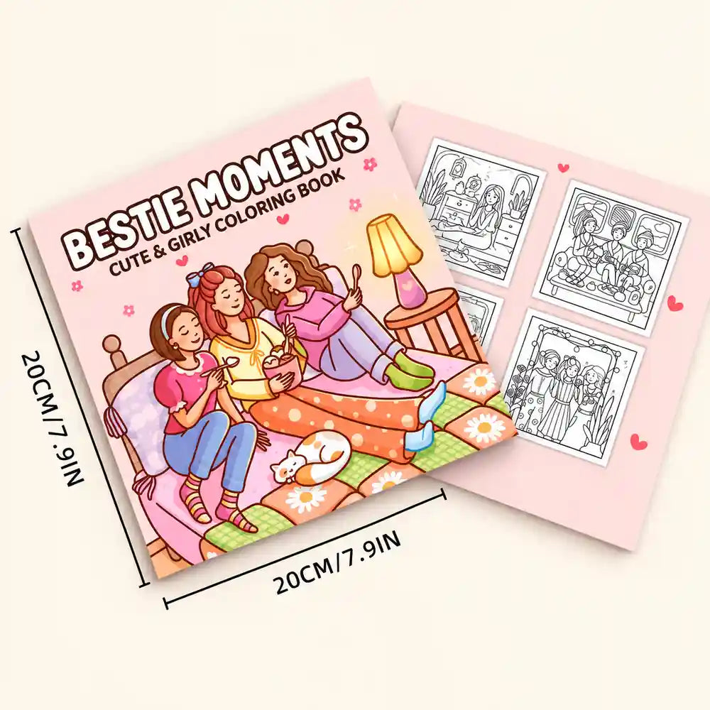 Bestie Moments Coloring Book