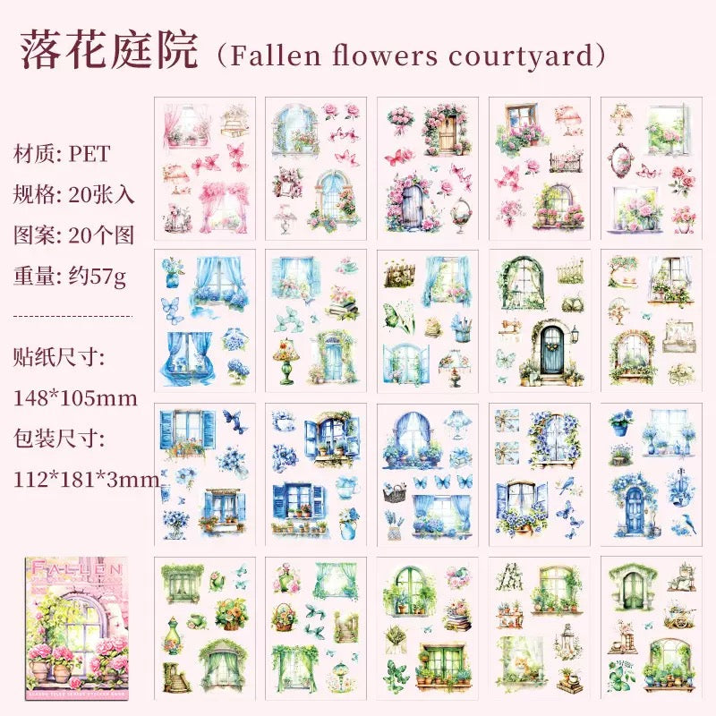 Cozy Courtyard Stickerbook