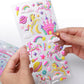 Unicorn Puffy Stickers