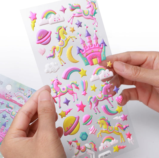 Unicorn Puffy Stickers