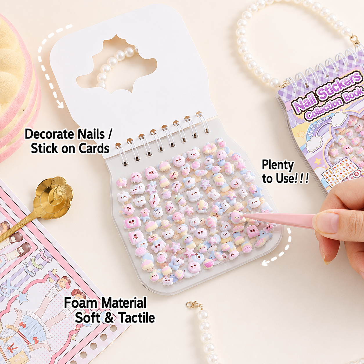 Kawaii Mini Puffy Sticker Kit