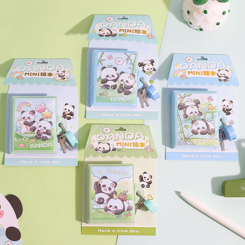 Panda Mini Lock Diary