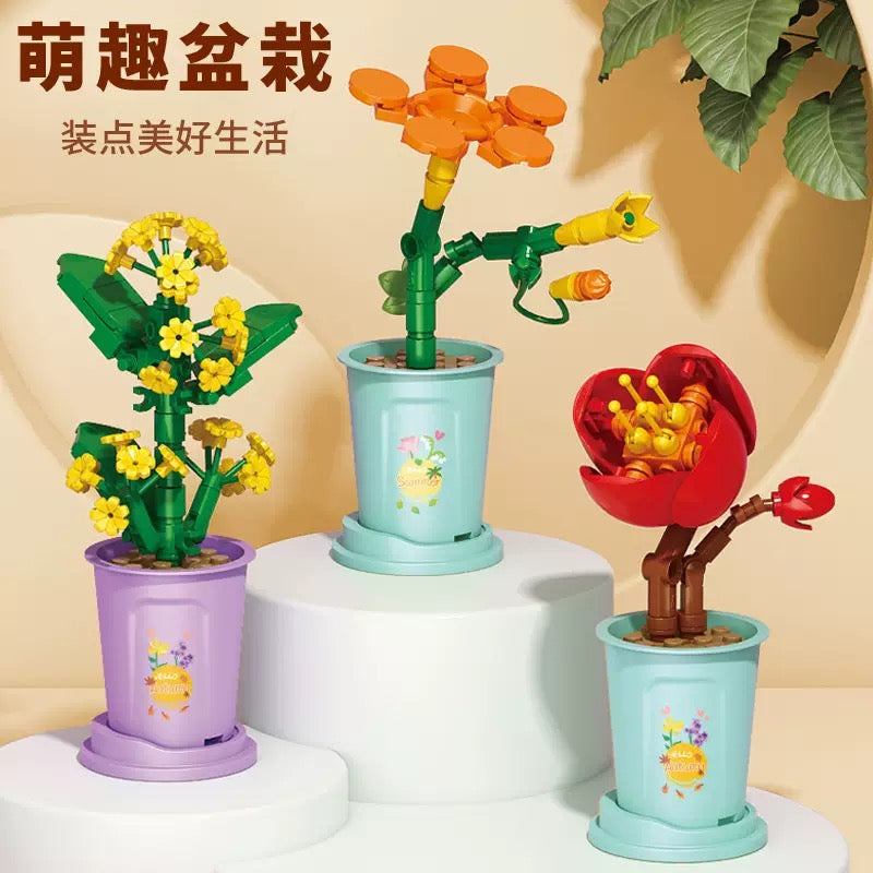 Petal Flower Pot Lego