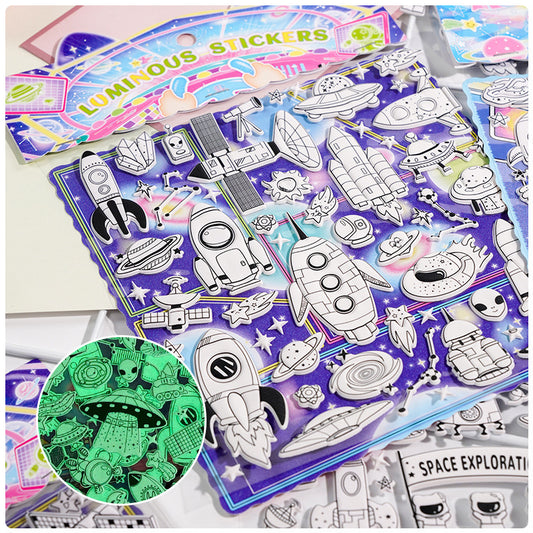 Galaxy Night Glow Sticker
