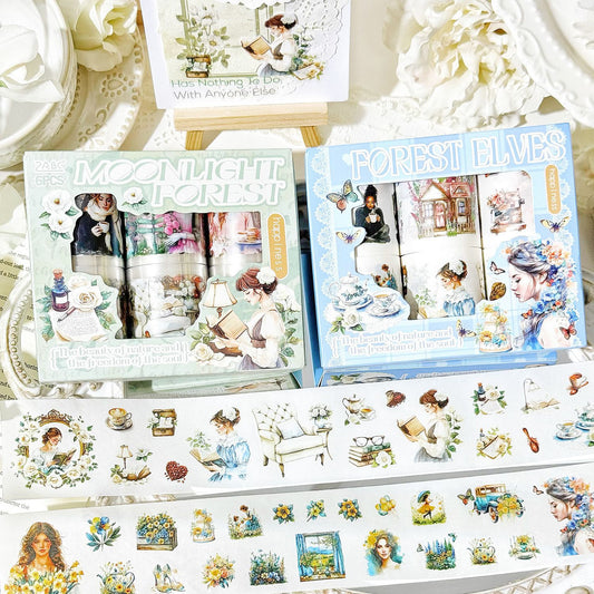 Cottage Girl Washitape Roll 6 Pcs