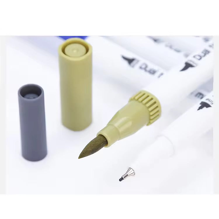 Dual Tip Brush Pens