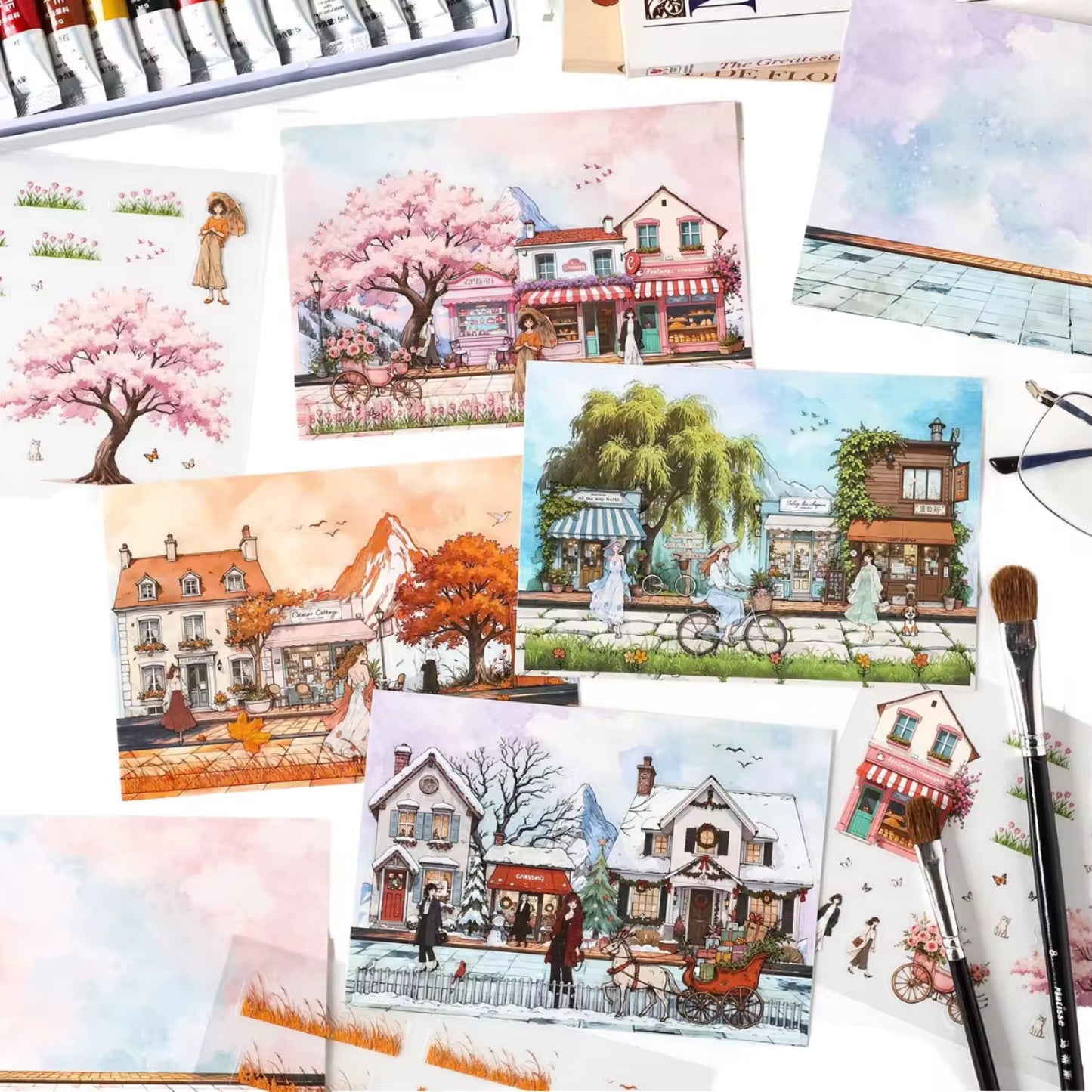 Post Card Pet Stickers