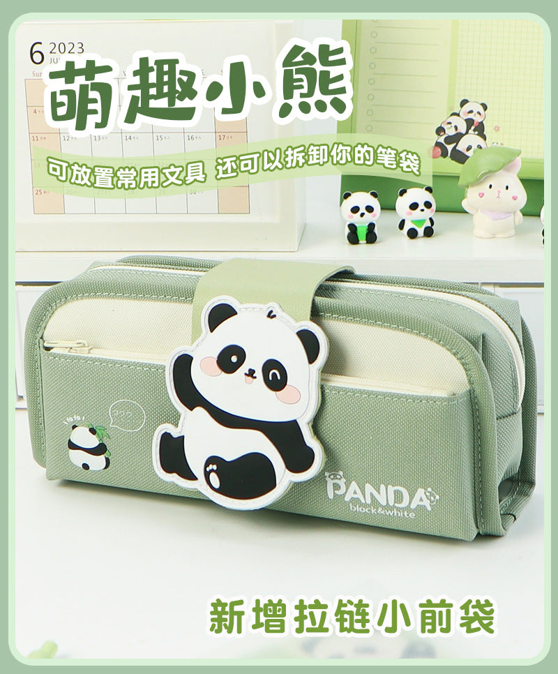 Panda mix color pencil pouch