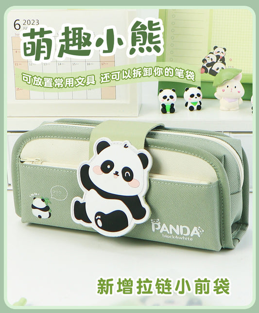 Panda mix color pencil pouch