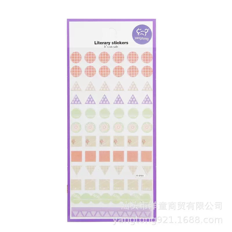 Daily Deco Shapes Sticker