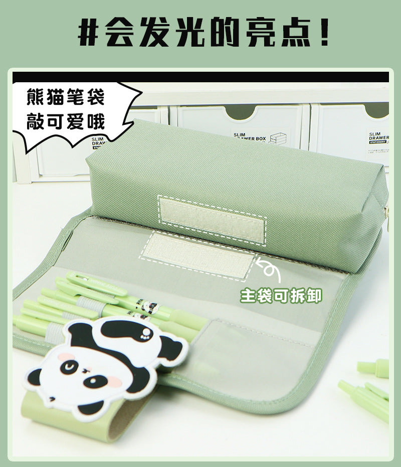 Panda mix color pencil pouch