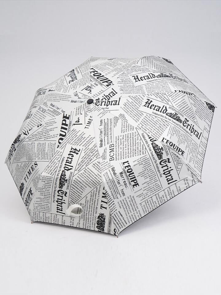 News Paper Print Umbrella