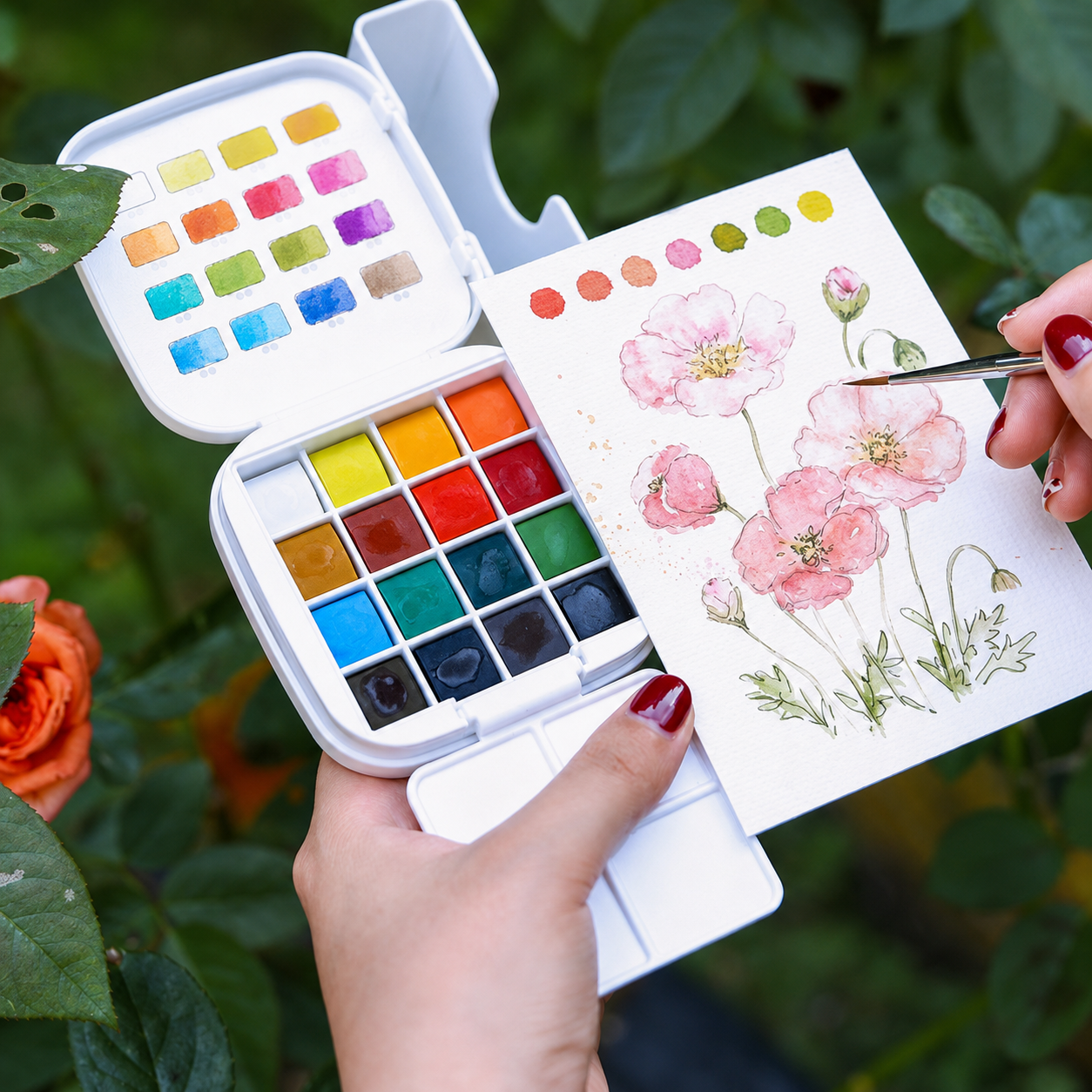 Portable Watercolor Set