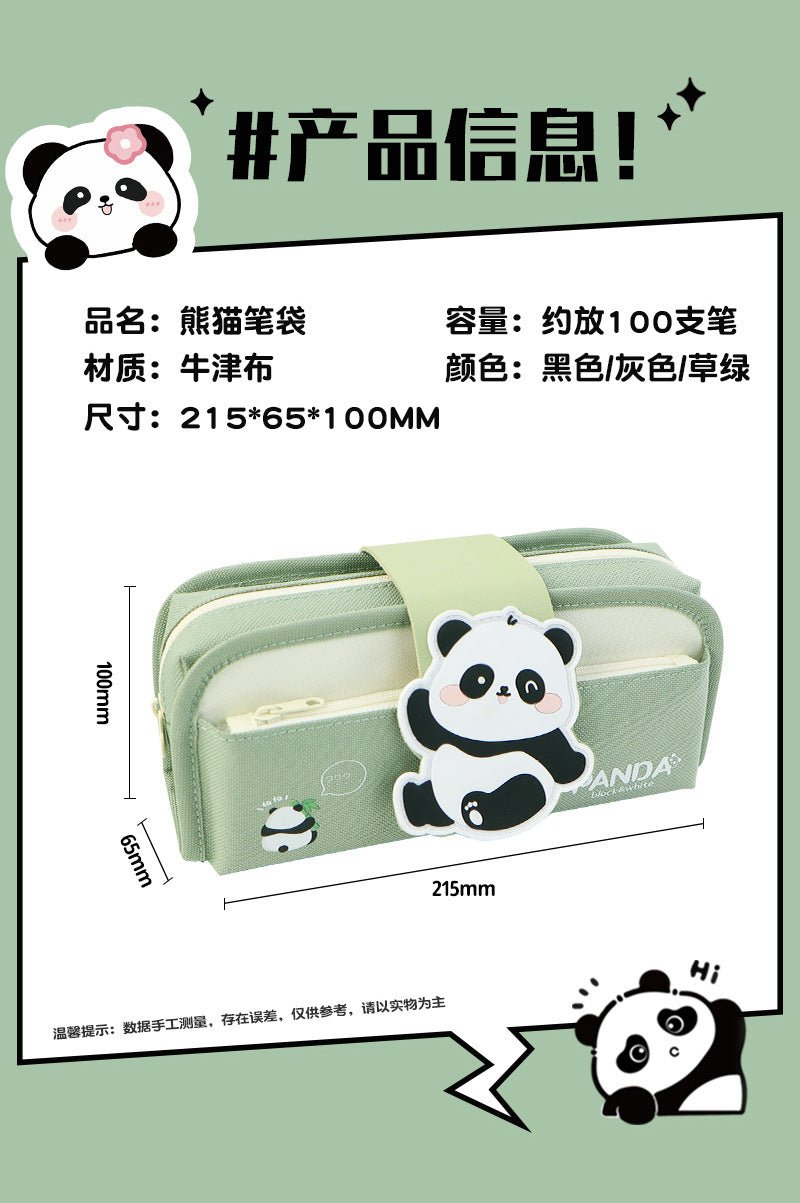 Panda mix color pencil pouch
