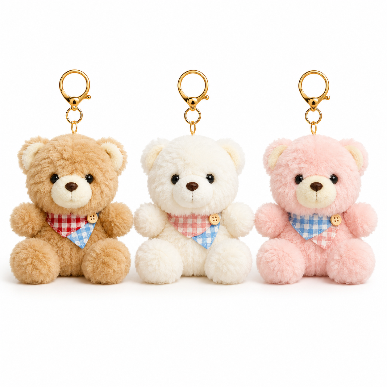 Bear Plush Keychain