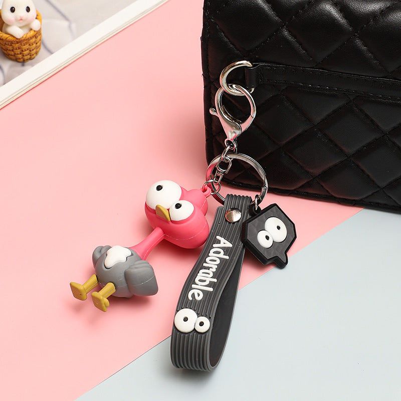 Ostrich Keychain