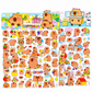 Capybara Puffy Sticker
