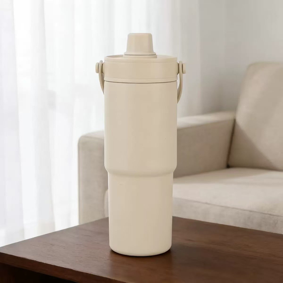 Cloudy Milk Stainless Steel Tumbler