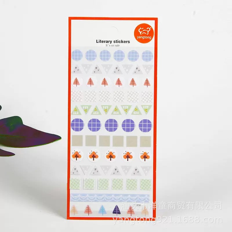Daily Deco Shapes Sticker