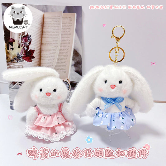 Bunny Blossom PlushKeychain