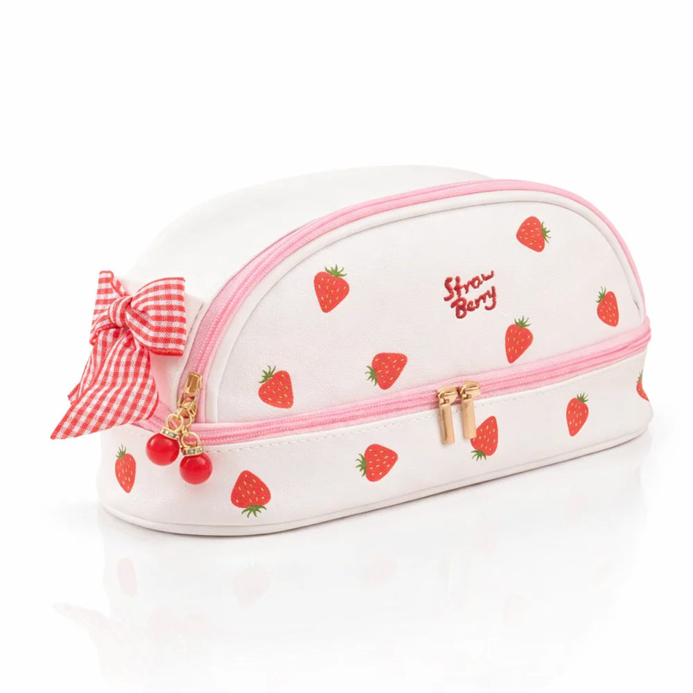 Strawberry Double Layer Pencil Case