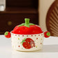 Sweet Strawberry Ceramic Bowl