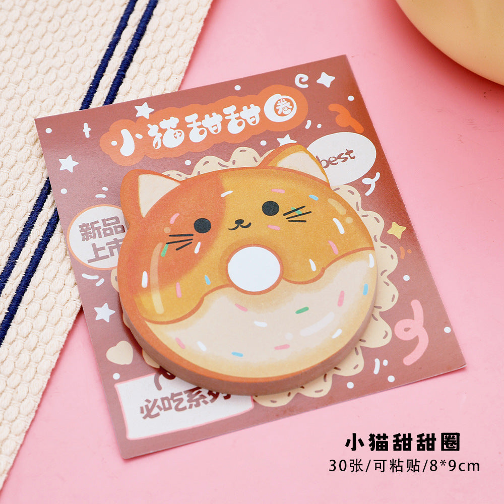 Kitty Bread Mini Sticky Note