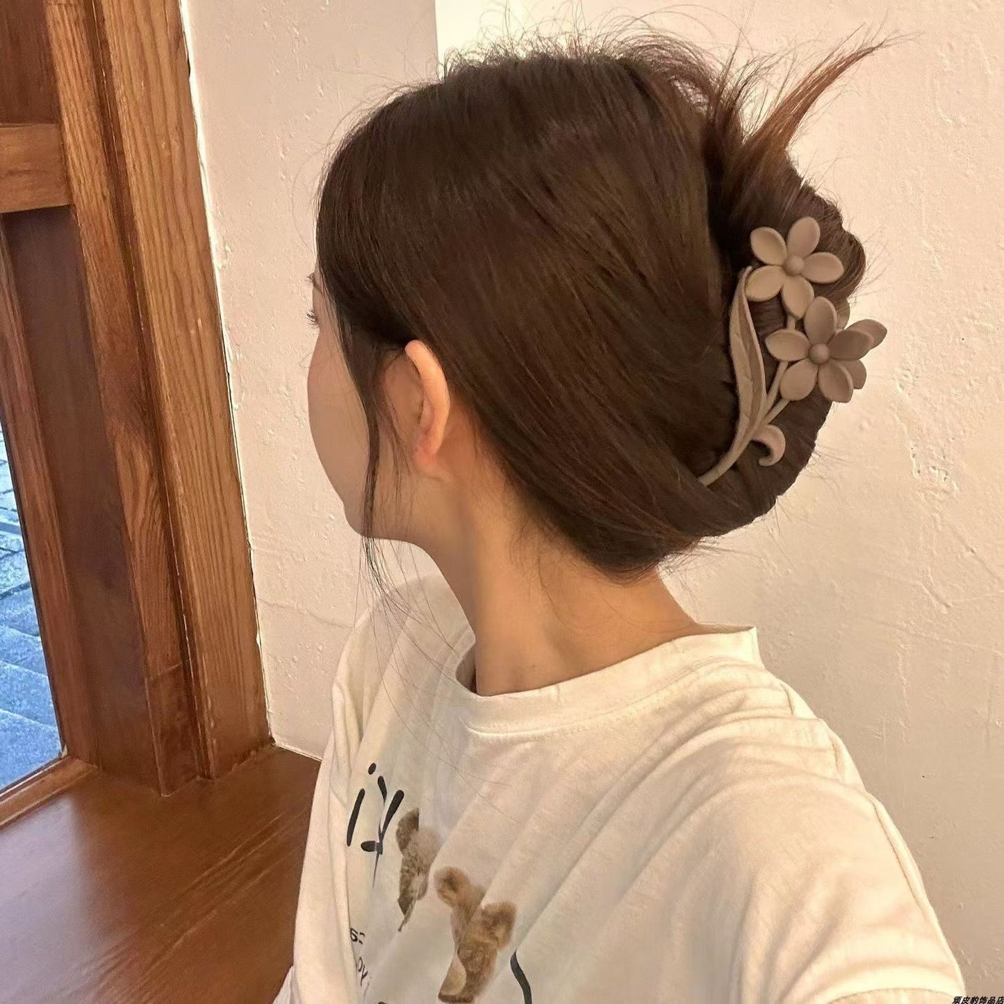 Floral Claw Clips