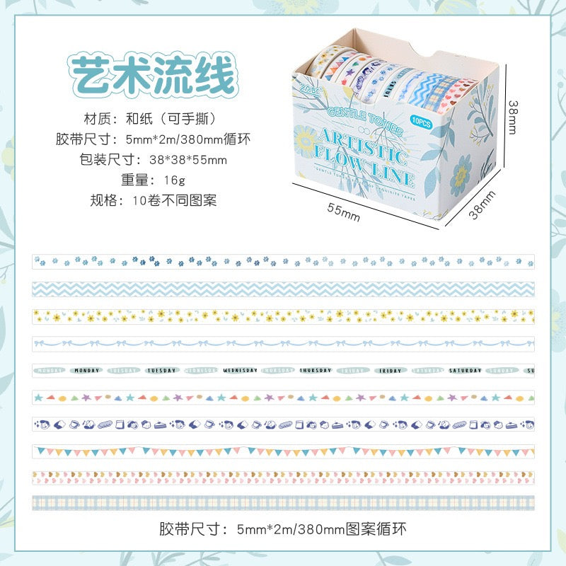 Kawaii Mini Washitape Rolls