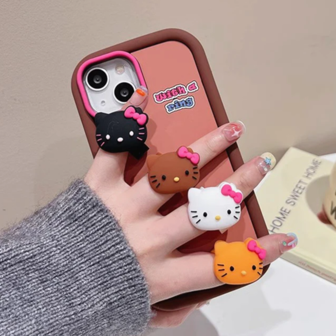 Hello Kitty Ring Holder Iphone Case