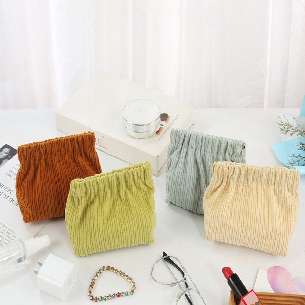 Corduroy Mini Makeup Bag