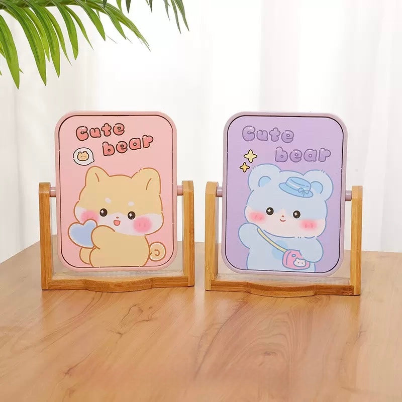 Cute Bear Standing Mirror