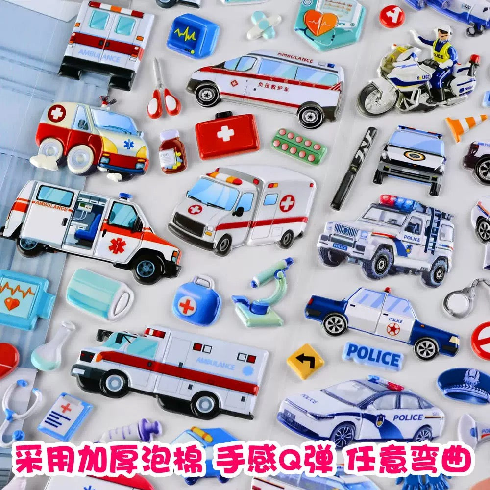 Puffy Patrol Stickers