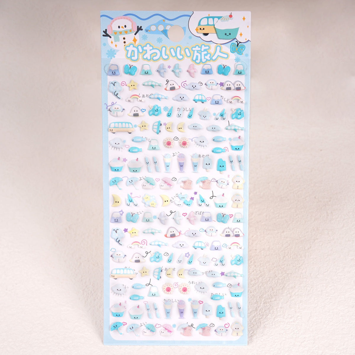 Kawaii Mini Puffy Sticker