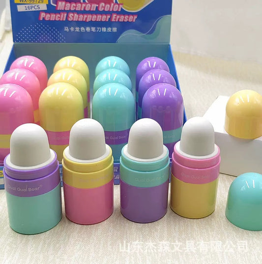 Macaron Eraser & Sharpener