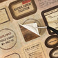 Vintage Old Ticket Journal Sticker
