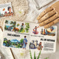 Wanderlust Watercolours Sticker Pack