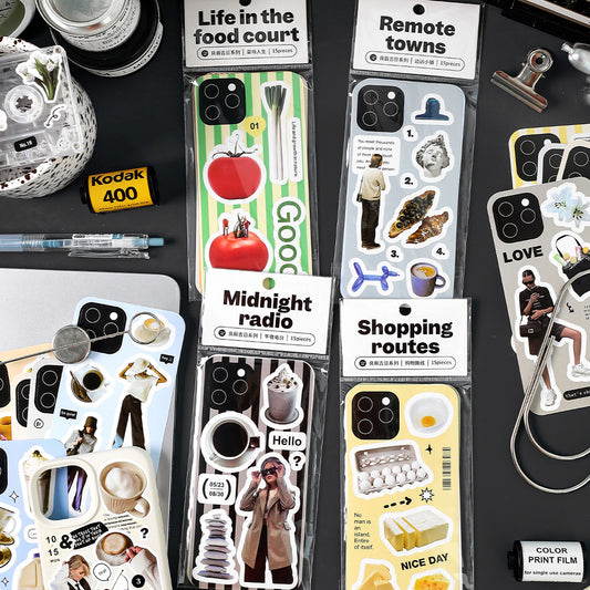 Phone Case Deco Journaling Stickers