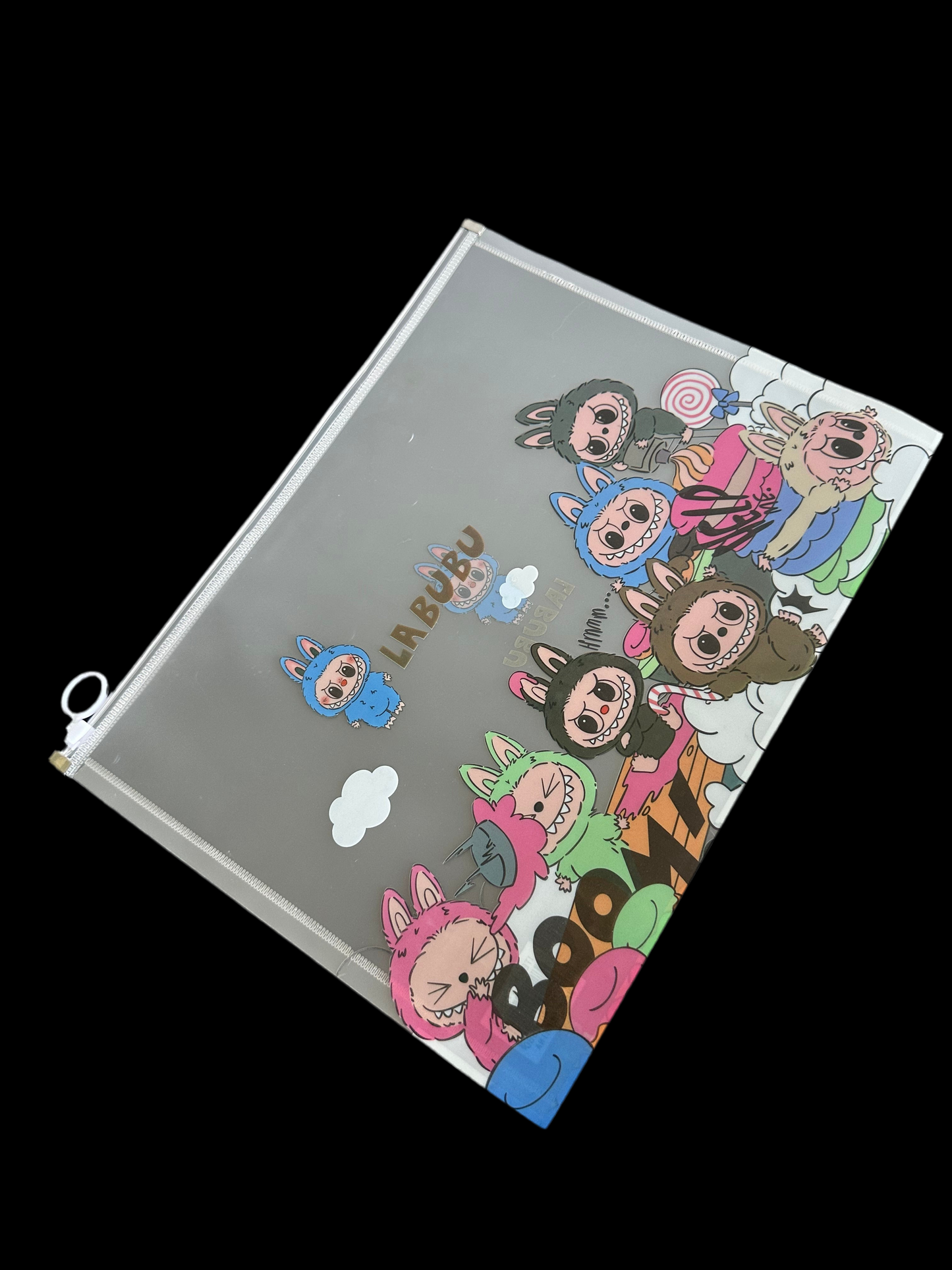 Sanrio and Labubu Transparent A4 File folder