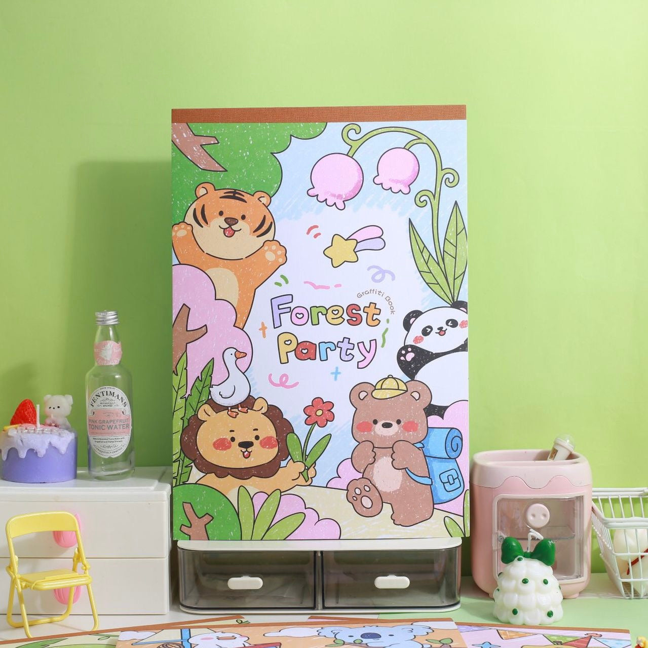 Giant Forest Party Coloring Book
