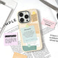 English Quote Theme Journaling Sticker Roll