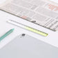 Glass Curved Crystal Ruler
