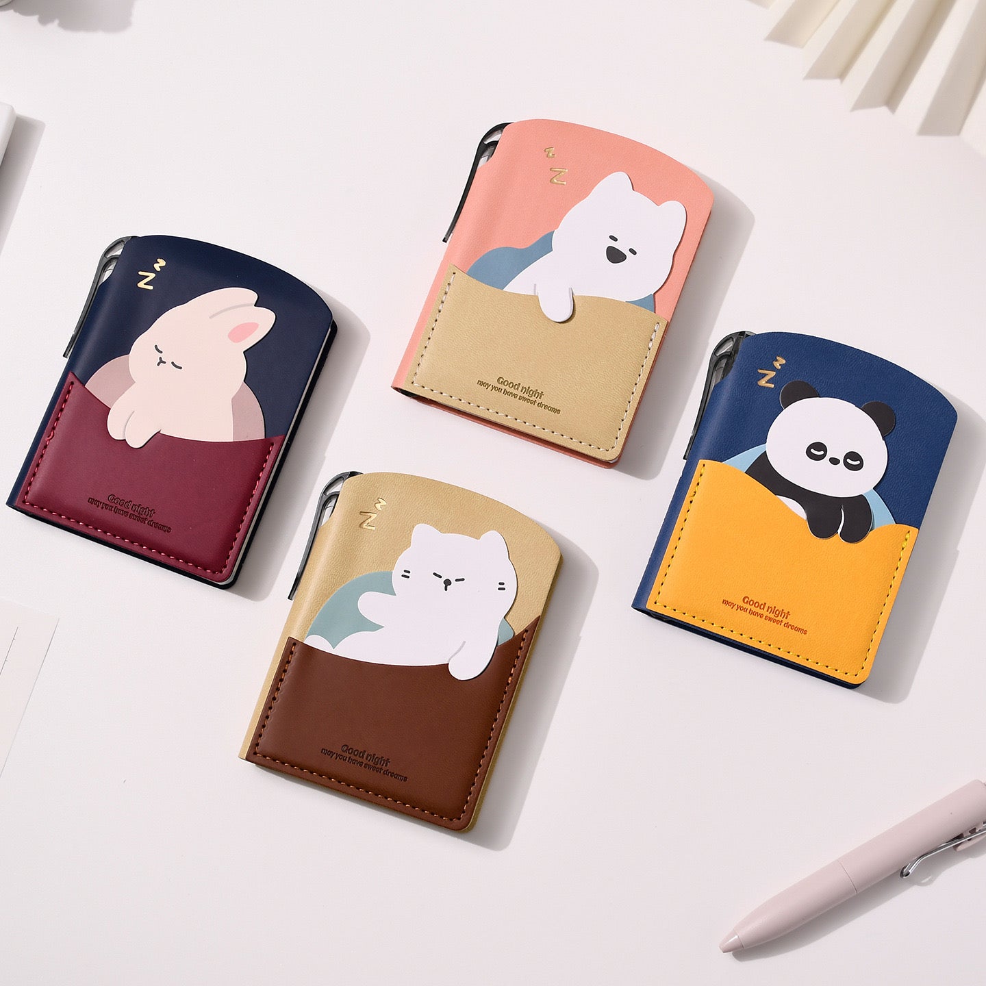 Mini Embossed Notebook with Pen