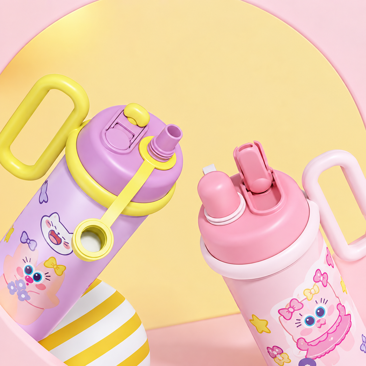Kawaii Dual Drink Insulated Tumbler