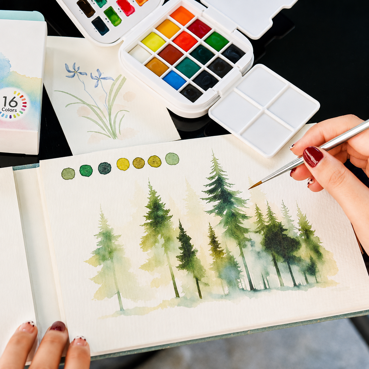 Portable Watercolor Set