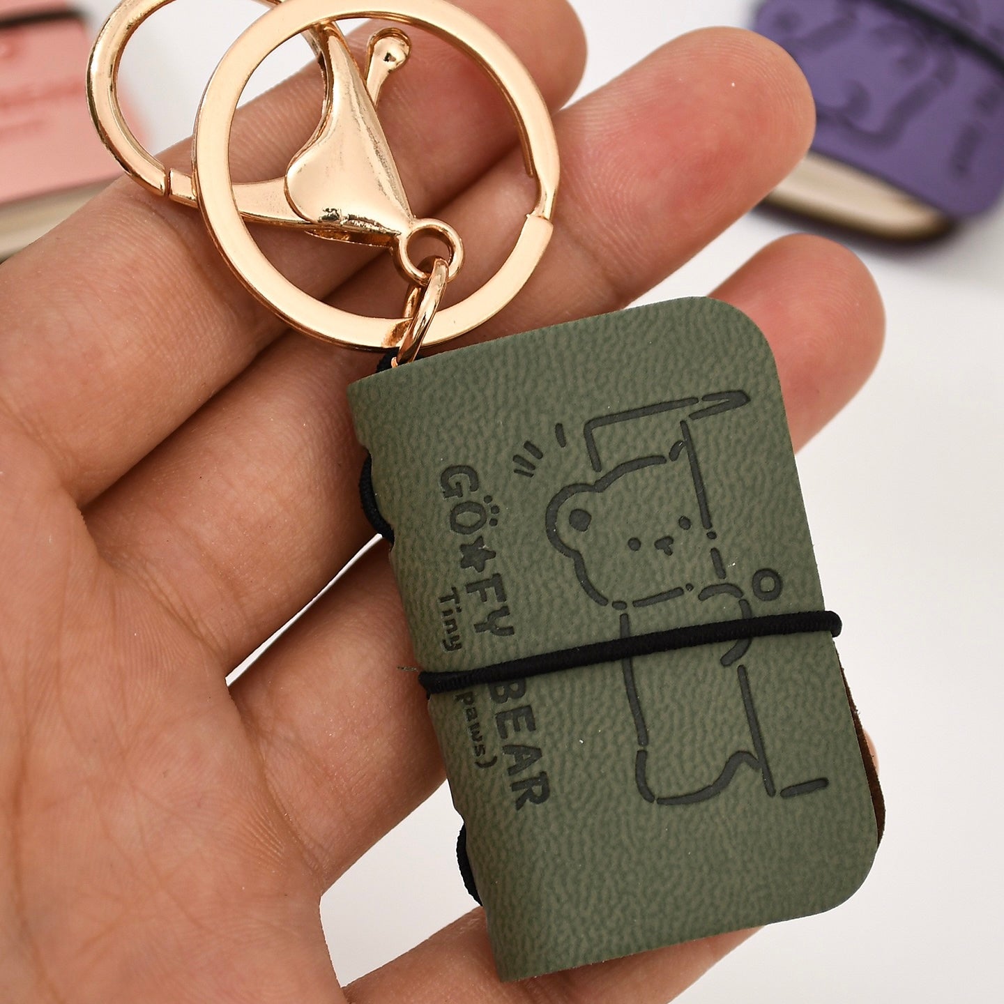 Tiny Bear Keychain Diary